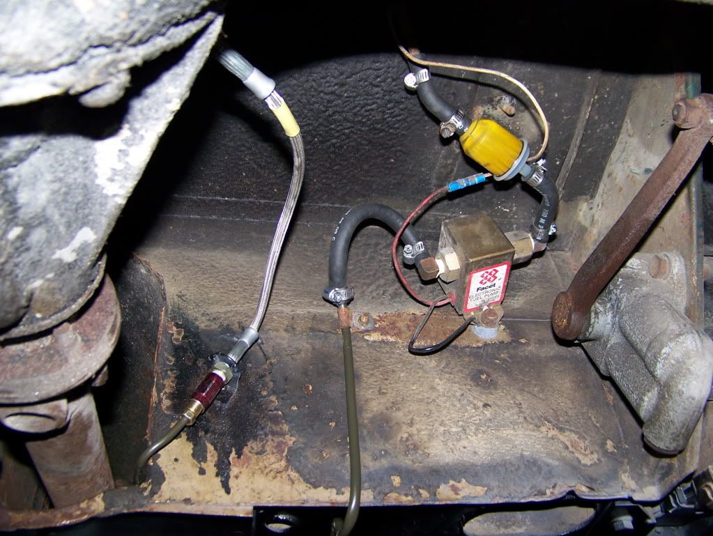 Where to grab power to new electric fuel pump MG Midget Forum The